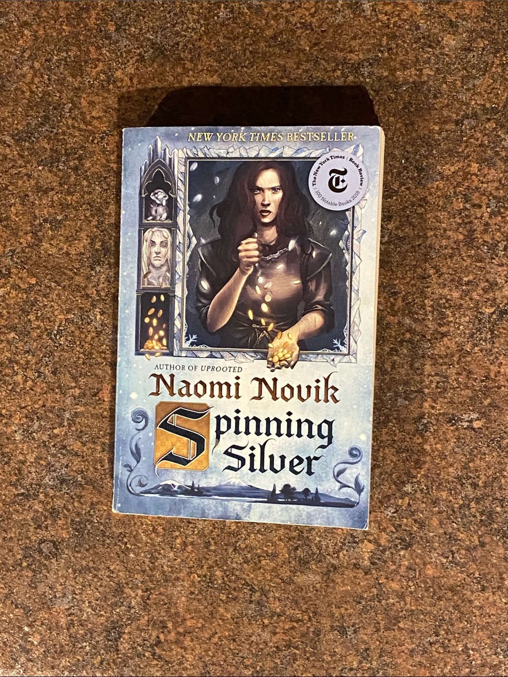 Spinning Silver - Blue Paperback Fantasy Novel